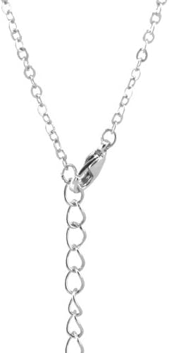 Chicago Cubs Crystal Logo Necklace product image 2, provided for visual reference and product detail review