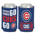 Chicago Cubs 2 Sided Slogan 12 oz. Can Cooler By Wincraft product image 1, provided for visual reference and product detail