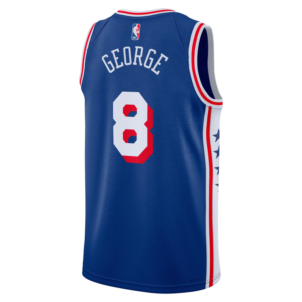 Philadelphia 76ers Paul George Nike Icon Swingman Jersey product image 4