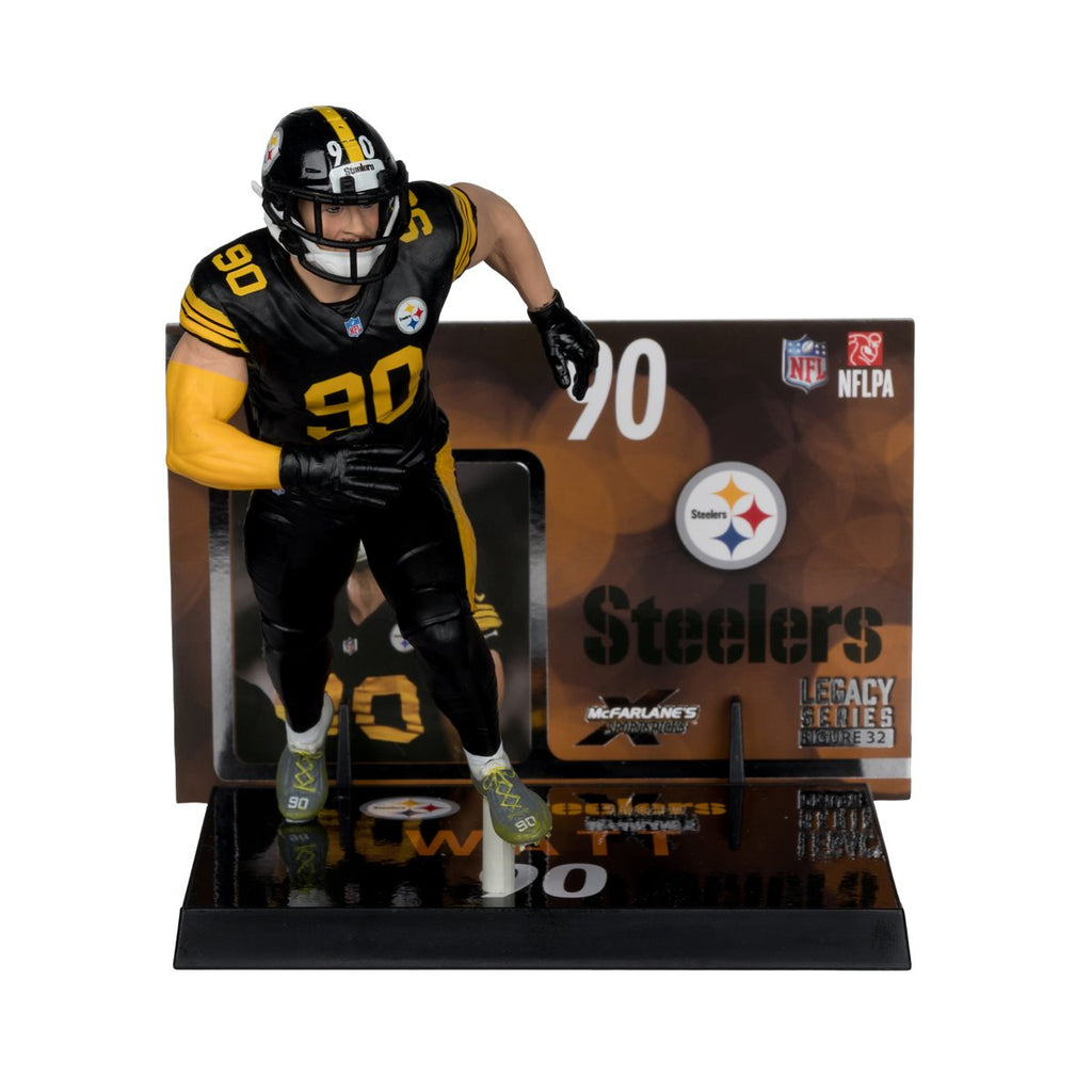 T.J. Watt Pittsburgh Steelers Sportspicks Legacy Series McFarlane Figure product image 2, provided for visual reference and