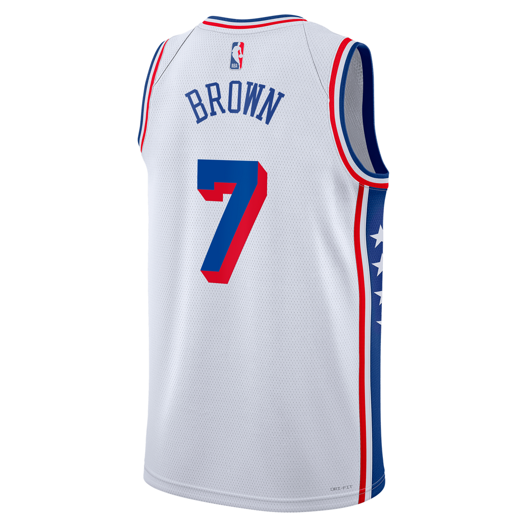 Philadelphia 76ers Jaylen Brown Nike Association Swingman product image 4