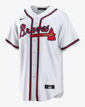 Atlanta Braves Nike Home White Blank Replica Team Jersey for Men product image 1, provided for visual reference and product