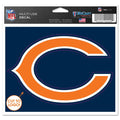Chicago Bears 5X6 Cut To Logo Multi Use Decal By Wincraft product image 1, provided for visual reference and product detail