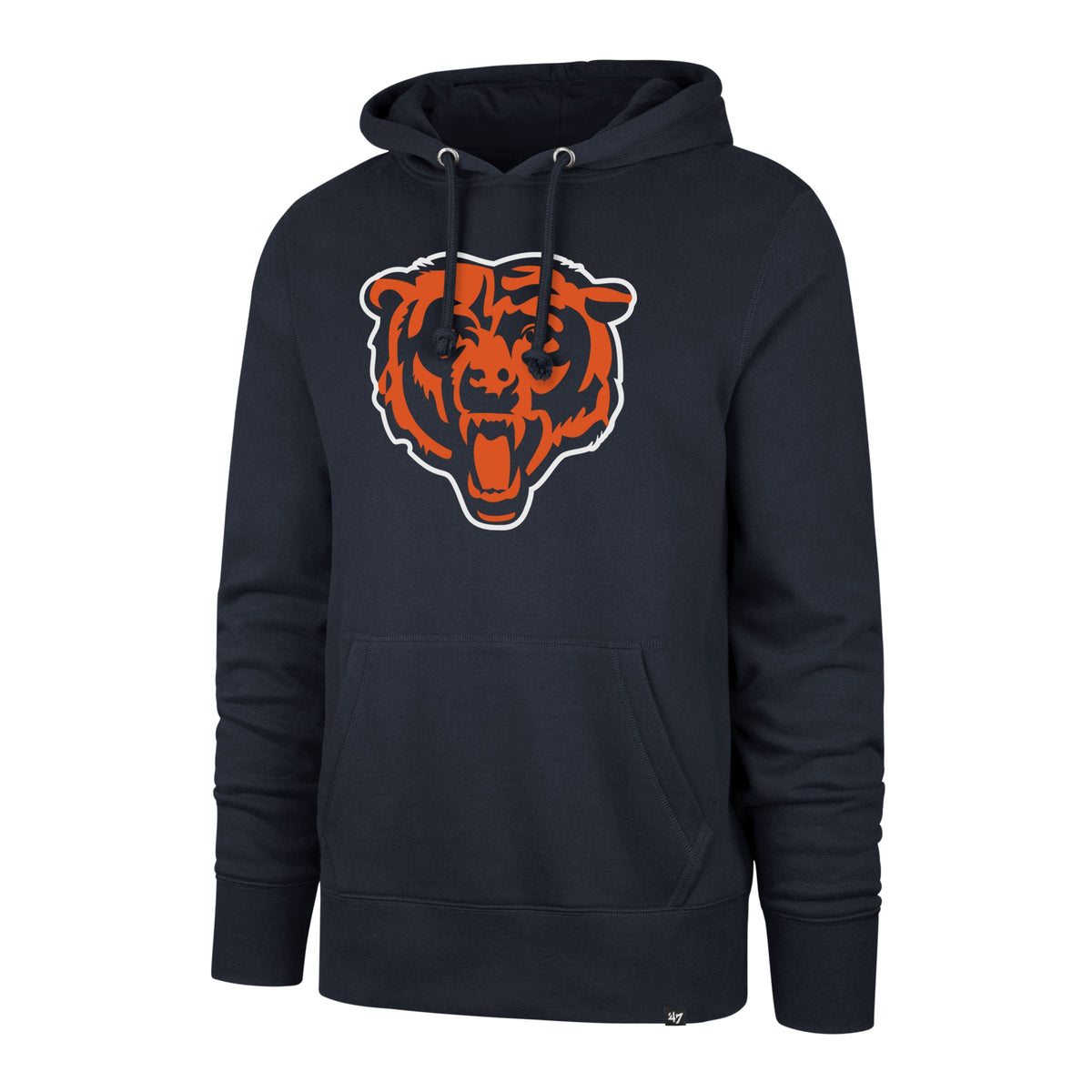 Chicago Bears Primary Logo Fall Navy 47 Hoodie for Men product image 1, provided for visual reference and product detail