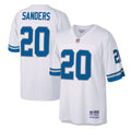 Mens Detroit Lions Barry Sanders Mitchell & Ness White Legacy Replica Jersey product image 1, provided for visual reference