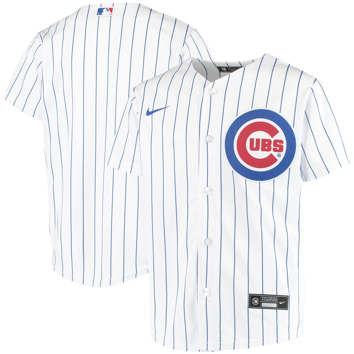 Youth Chicago Cubs Nike White Home Replica Team Jersey product image 1, provided for visual reference and product detail