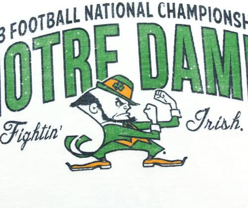 47 Brand Notre Dame Fighting Irish Ladies 2013 BCS National Championship Game Bound Game Time T-Shirt - White product image