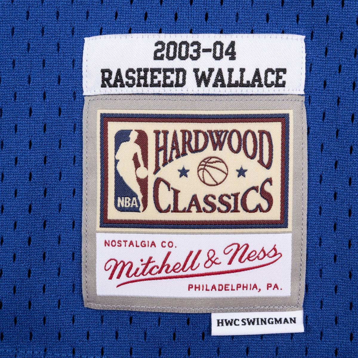 Detroit Pistons Mitchell & Ness Rasheed Wallace 2003 product image 5