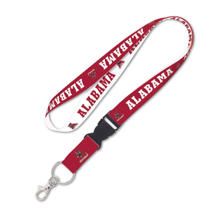 Alabama Crimson Tide College Vault Double Sided Lanyard With Detachable Buckle By Wincraft product image 1, provided for