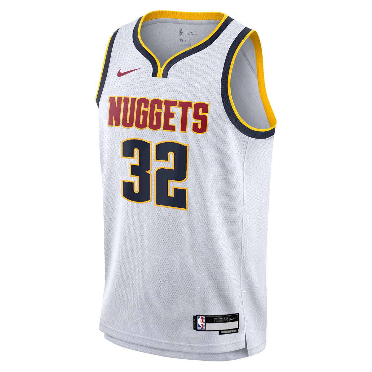 Denver Nuggets Nike Association Swingman Jersey - White product image 3