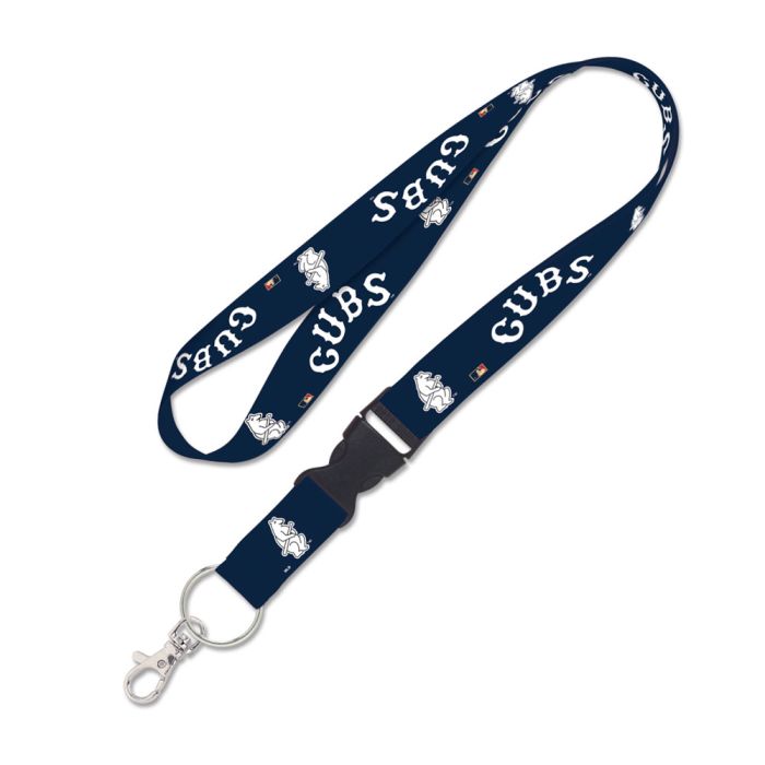 Chicago Cubs Cooperstown Collection 1" Lanyard With Detachable Buckle product image 1, provided for visual reference and