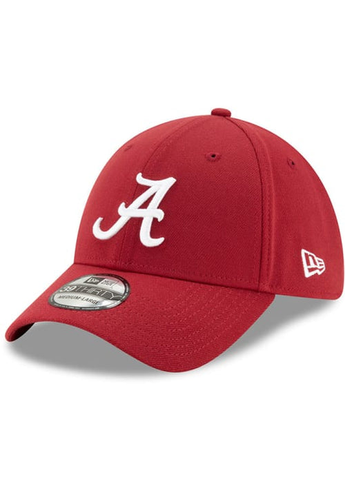 Alabama Crimson Tide New Era Crimson Team Classic 39THIRTY Cap product image 1, provided for visual reference and product