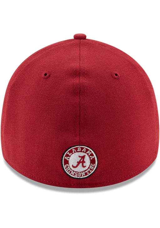 Alabama Crimson Tide New Era Crimson Team Classic 39THIRTY Cap product image 4, provided for visual reference and product