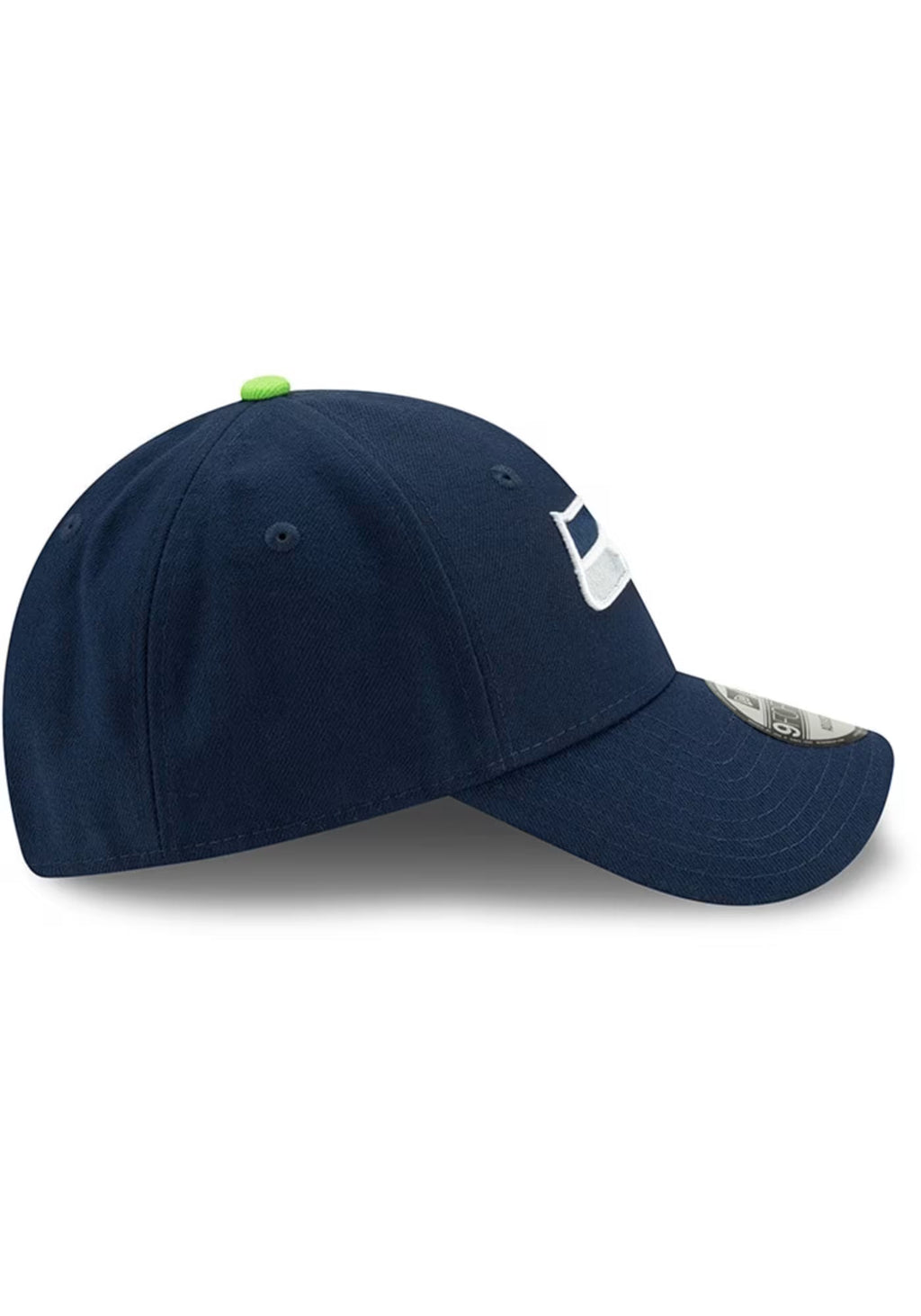 Seattle Seahawks Navy Team Classic New Era 9Forty Adjustable Hat product image 5, provided for visual reference and product