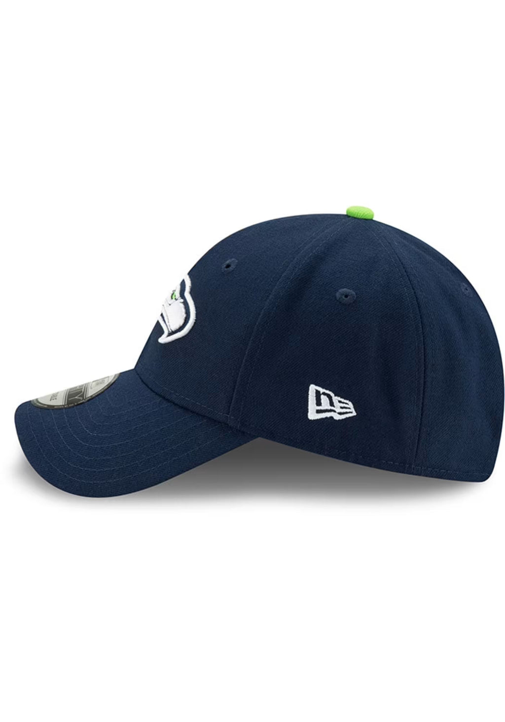Seattle Seahawks Navy Team Classic New Era 9Forty Adjustable Hat product image 3, provided for visual reference and product