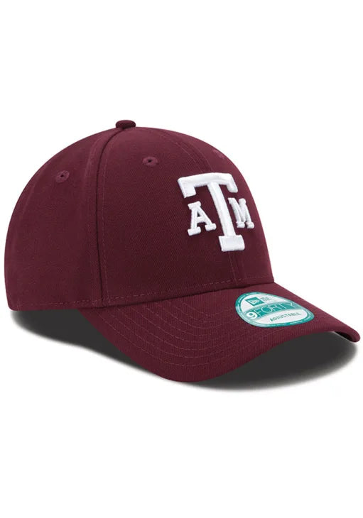 Texas A&M Aggies Maroon NCAA New Era The League 9Forty Adjustable Hat product image 2, provided for visual reference and