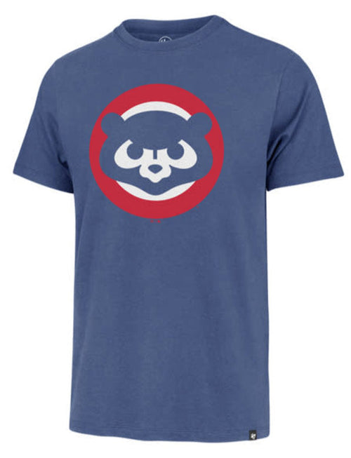 47 Mens Chicago Cubs Royal 1984 Logo Imprint Franklin T-Shirt product image 1, provided for visual reference and product