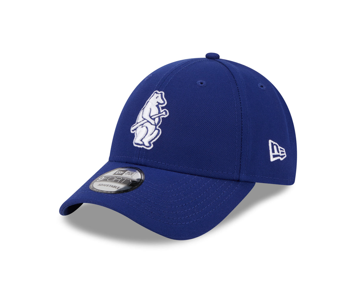 Chicago Cubs New Era 1914 Cooperstown Collection The League Blue 9FORTY Adjustable Hat product image 1, provided for visual