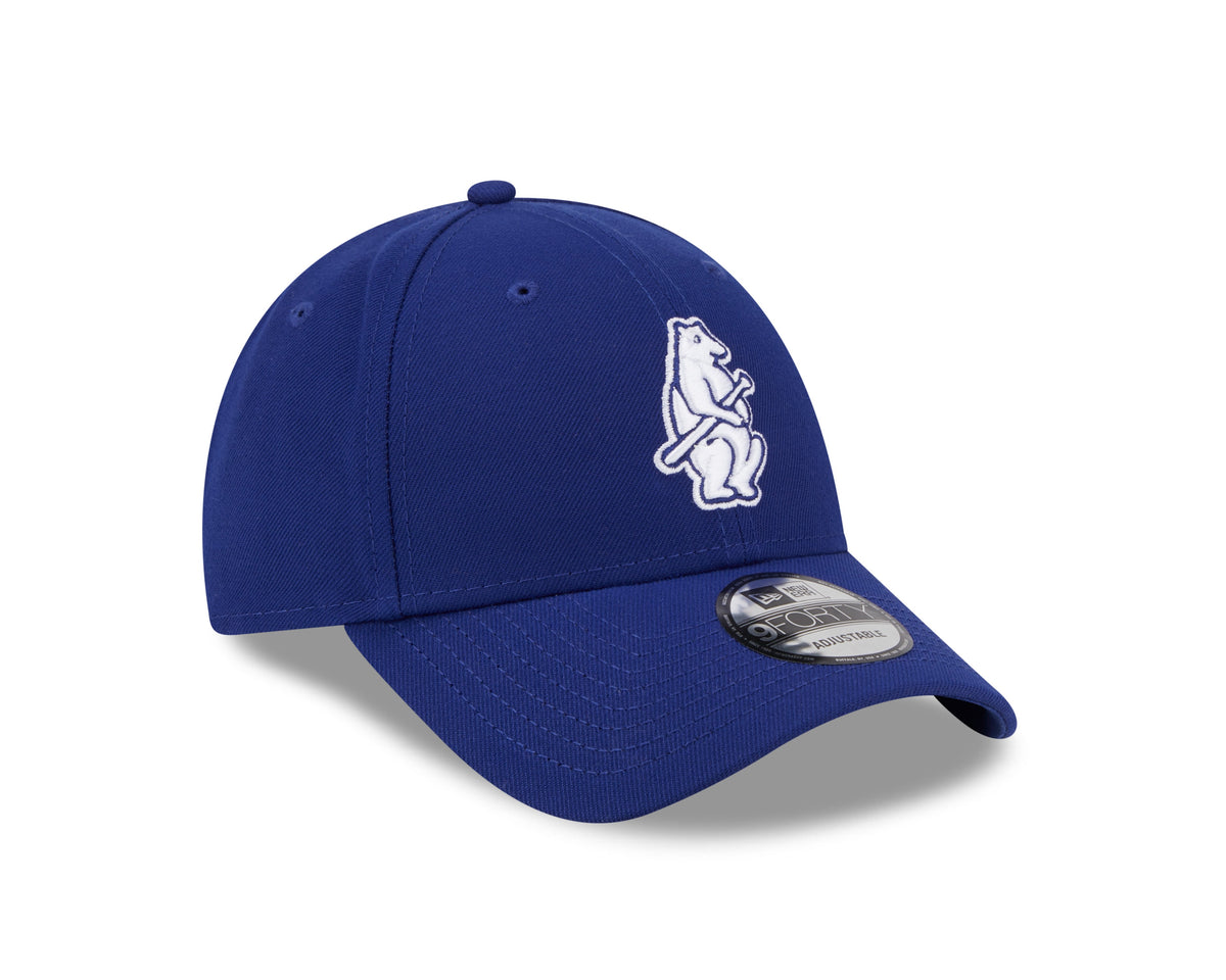 Chicago Cubs New Era 1914 Cooperstown Collection The League Blue 9FORTY Adjustable Hat product image 3, provided for visual