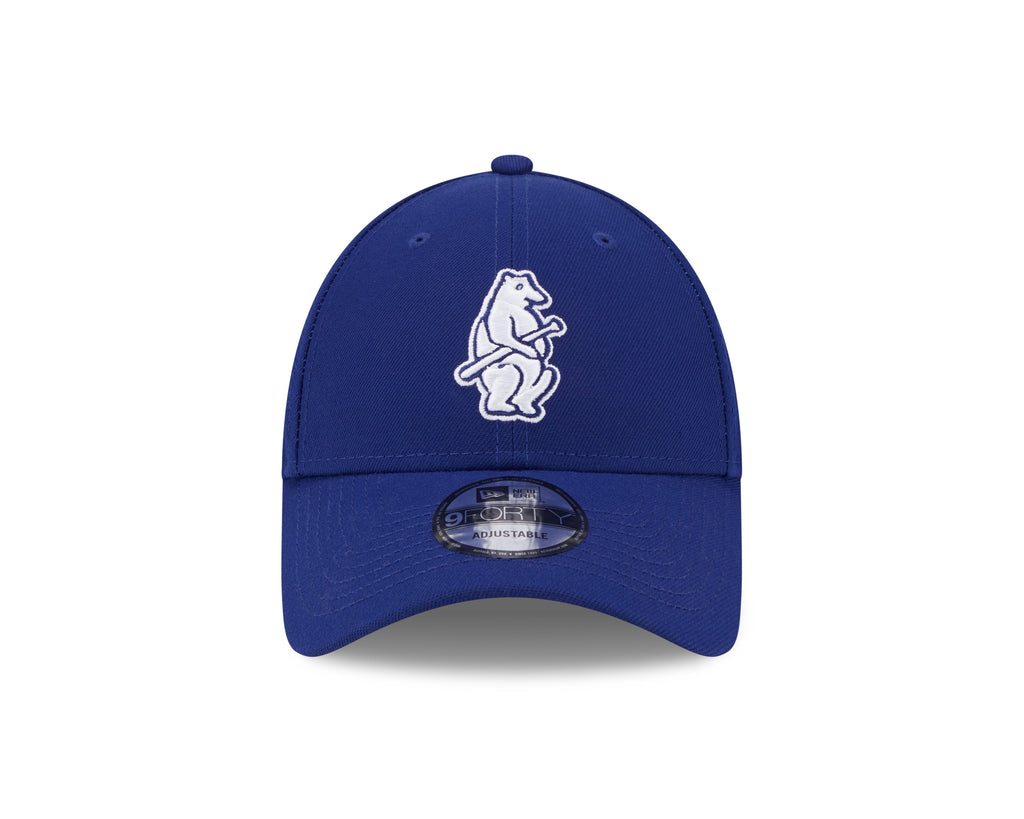 Chicago Cubs New Era 1914 Cooperstown Collection The League Blue 9FORTY Adjustable Hat product image 2, provided for visual