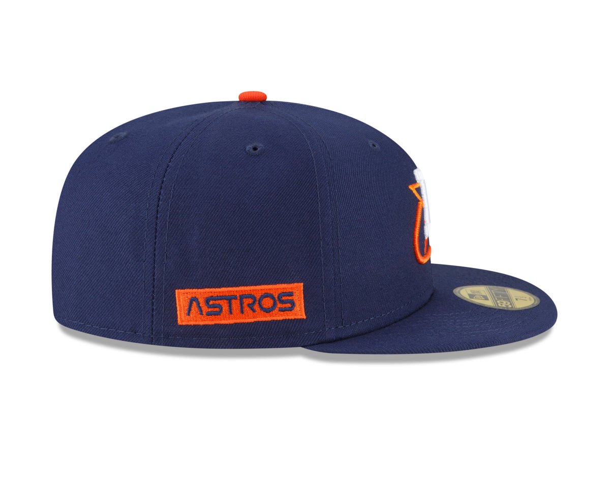 Houston Astros New Era Navy City Connect 59FIFTY Fitted Hat for Men product image 5, provided for visual reference and