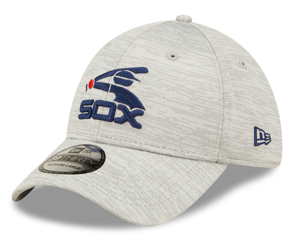 Chicago White Sox Cooperstown Distinct New Era Gray 39THIRTY Performance Flex Fit Hat product image 1, provided for visual