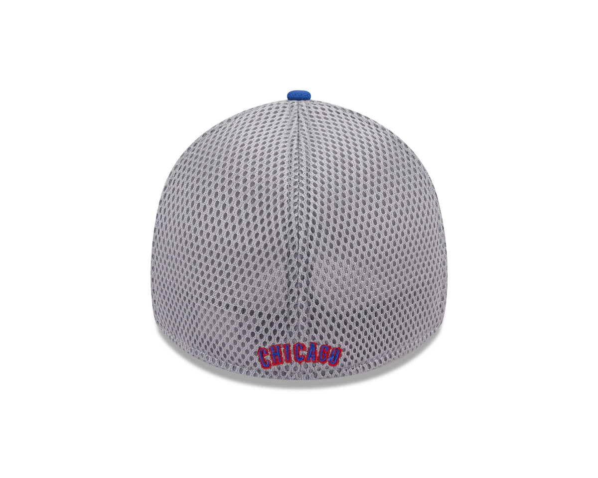 Chicago Cubs Team 39THIRTY Royal/Gray Shadowed Neo Flex Fit Hat By New Era product image 6, provided for visual reference