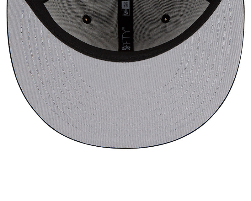 New Era Black Miami Heat 3x World Champions Count the Rings 59FIFTY Fitted Hat for Men product image 7, provided for visual
