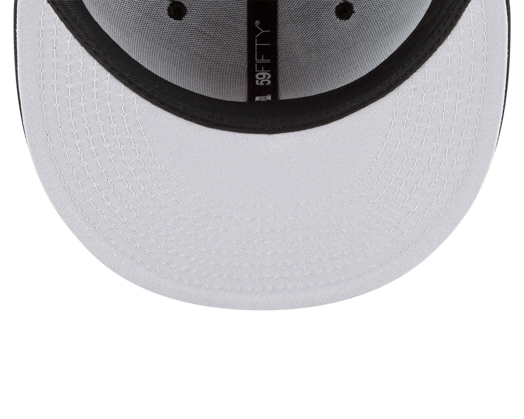 Detroit Tigers New Era Tonal Black On Black 59FIFTY Fitted Hat for Men product image 7, provided for visual reference and