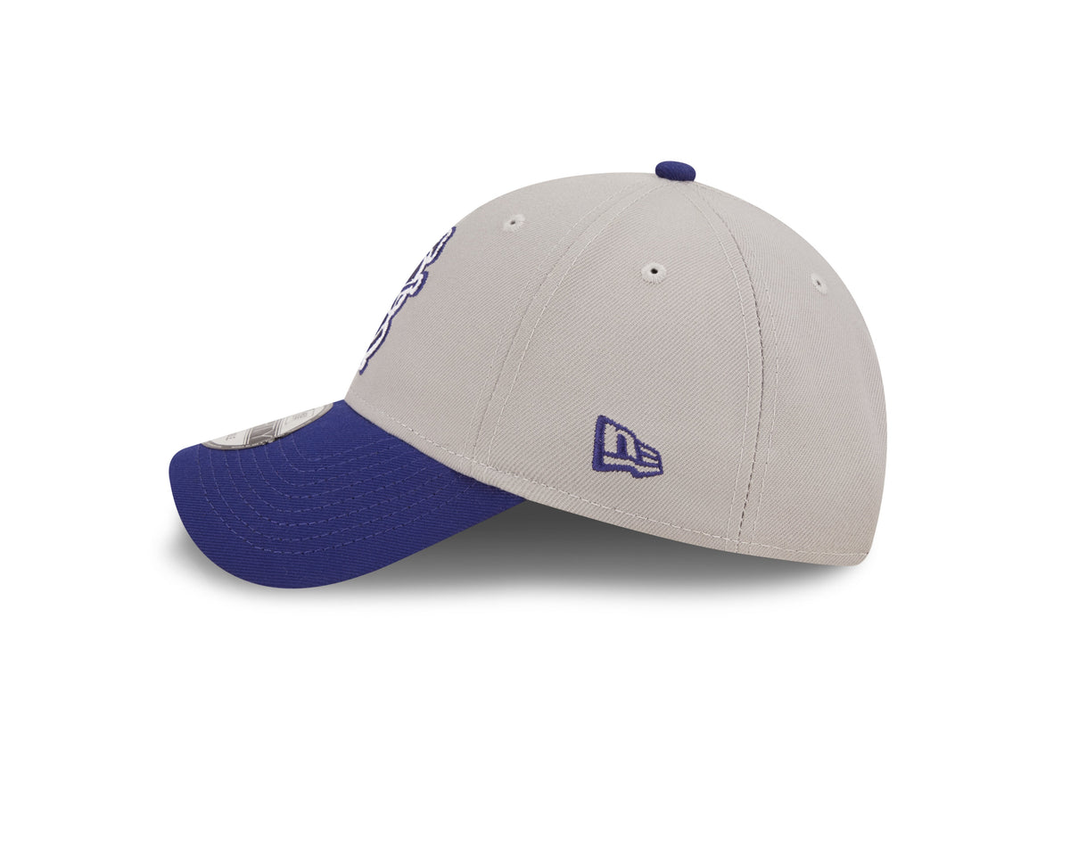 Chicago Cubs New Era 1914 Cooperstown Collection The League 2 Tone Gray/Blue 9FORTY Adjustable Hat product image 4, provided