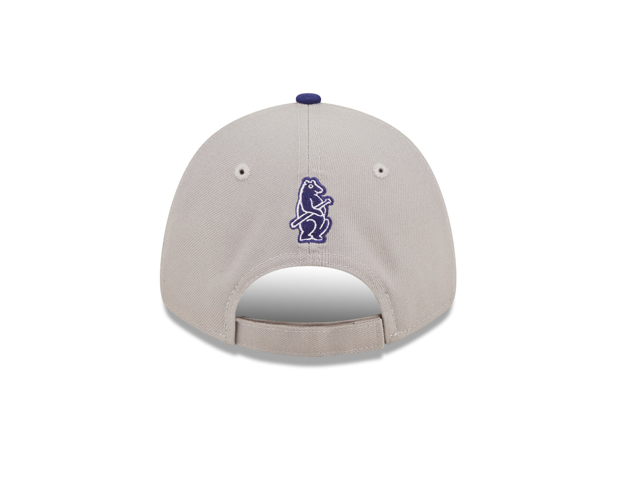 Chicago Cubs New Era 1914 Cooperstown Collection The League 2 Tone Gray/Blue 9FORTY Adjustable Hat product image 6, provided