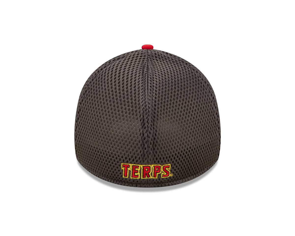 Maryland Terrapins New Era Red/Graphite Team Neo 39THIRTY Flex Hat product image 6, provided for visual reference and
