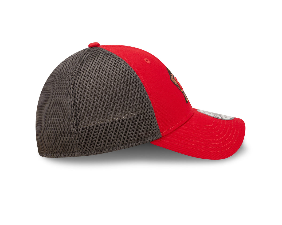 Maryland Terrapins New Era Red/Graphite Team Neo 39THIRTY Flex Hat product image 5, provided for visual reference and