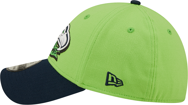 Seattle Seahawks New Era Action Green/Navy 2022 Sideline 39THIRTY Flex Hat for Men product image 5, provided for visual