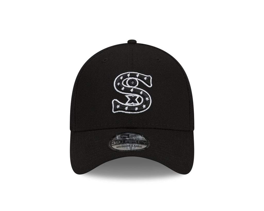 Chicago White Sox New Era Black 2023 Spring Training 39THIRTY Flex-Fit Hat for Men product image 3, provided for visual