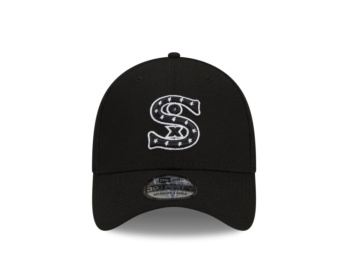 Chicago White Sox New Era Black 2023 Spring Training 39THIRTY Flex-Fit Hat for Men product image 3, provided for visual