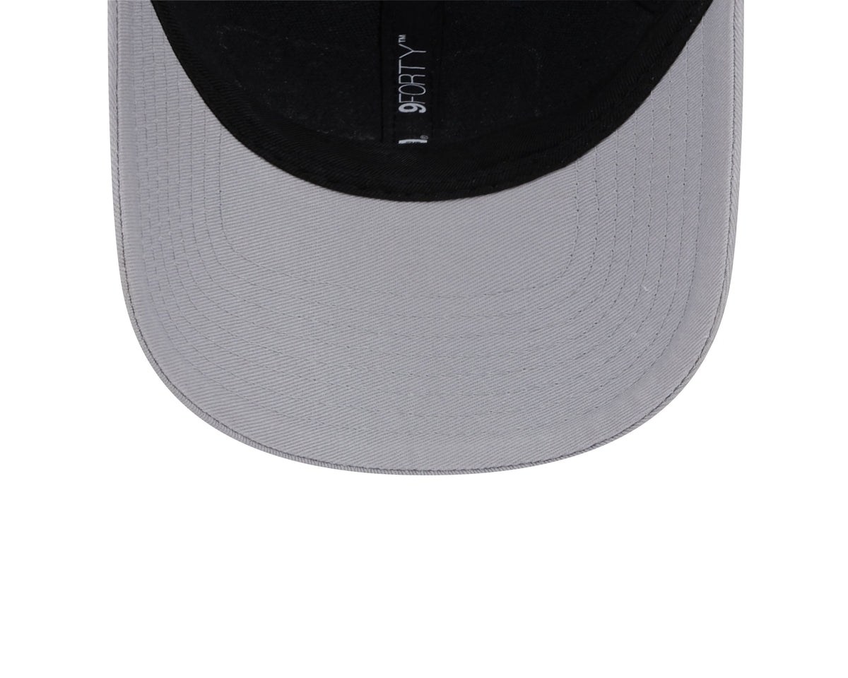 Chicago Cubs New Era 2 Tone Royal/Gray Patch Trucker 9FORTY Adjustable Hat product image 7, provided for visual reference