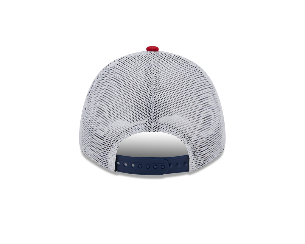 Chicago White Sox New Era 2 Tone Navy/Red Patch Trucker 9FORTY Adjustable Hat product image 6, provided for visual reference