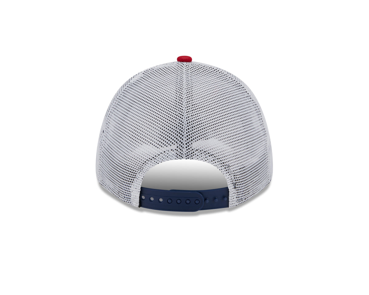 Chicago White Sox New Era 2 Tone Navy/Red Patch Trucker 9FORTY Adjustable Hat product image 6, provided for visual reference