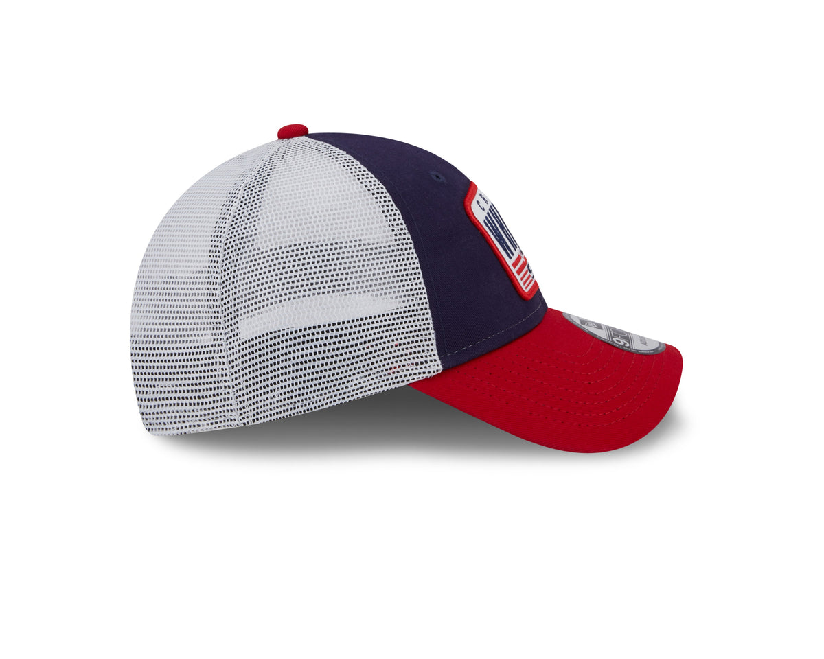 Chicago White Sox New Era 2 Tone Navy/Red Patch Trucker 9FORTY Adjustable Hat product image 5, provided for visual reference
