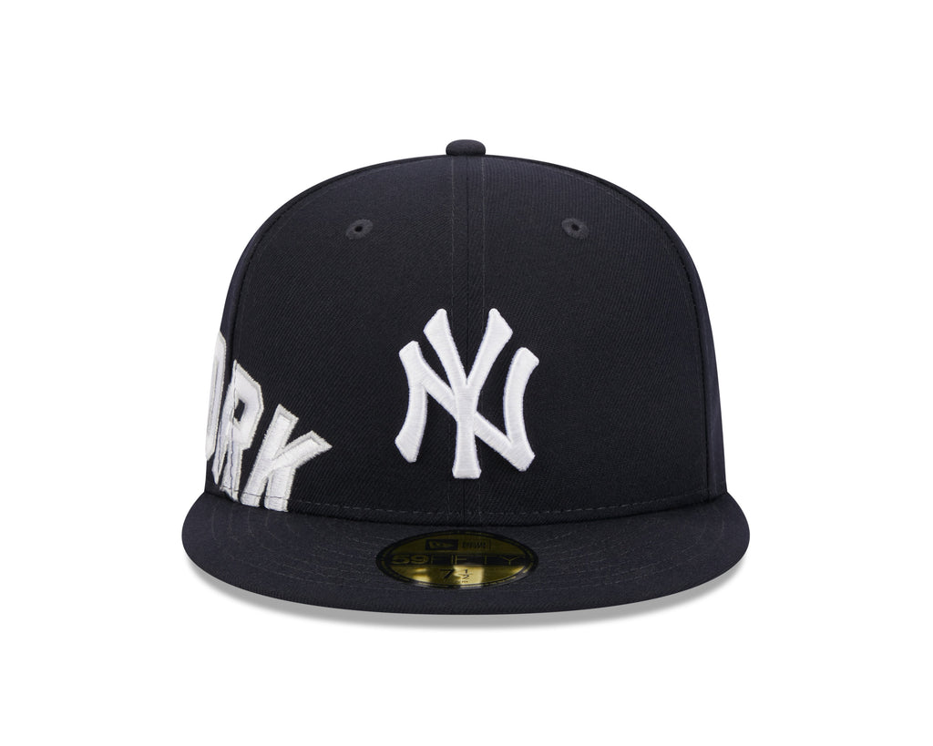 New York Yankees New Era Navy Arch 59FIFTY Fitted Hat product image 2, provided for visual reference and product detail