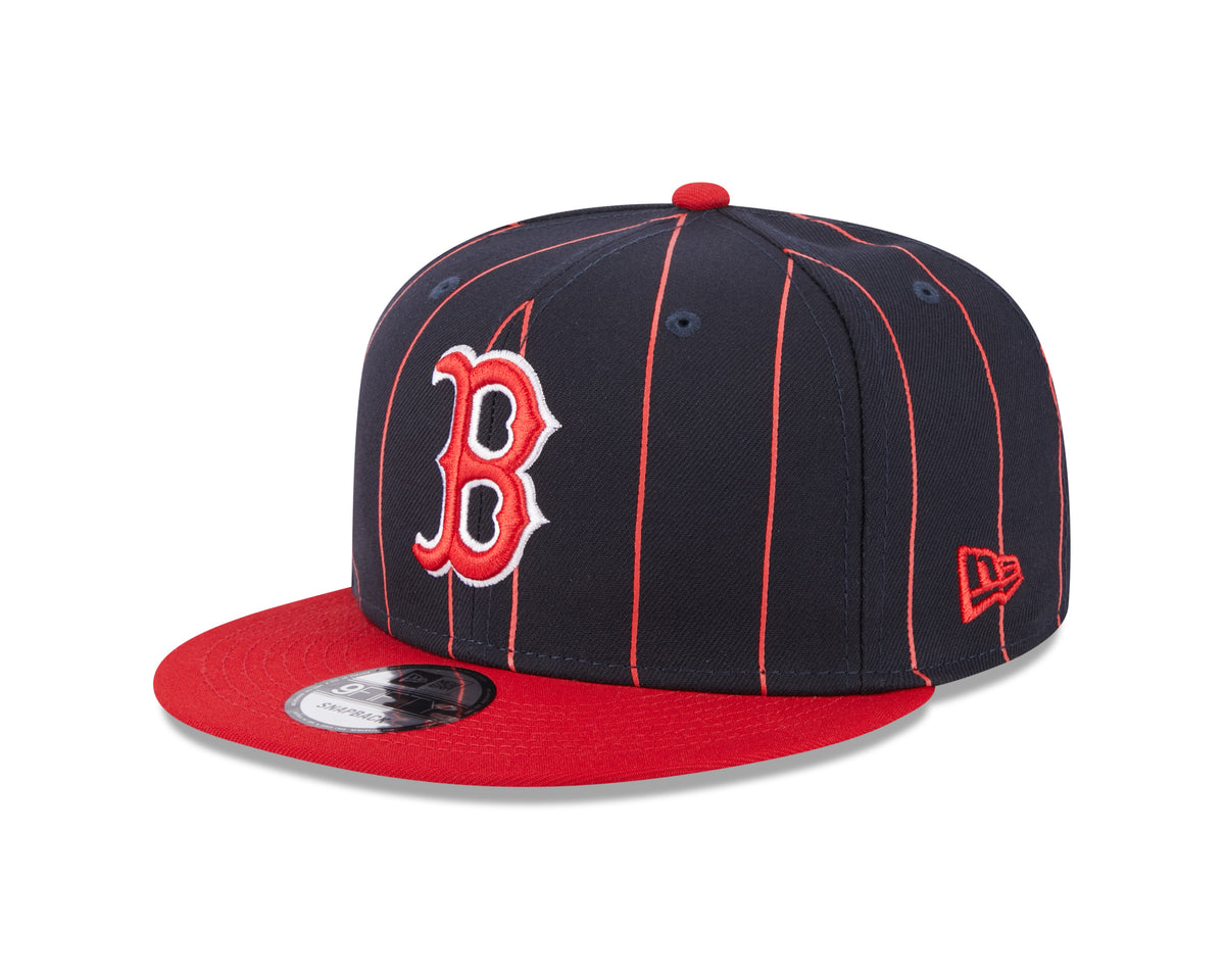 Boston Red Sox Navy/Red Vintage New Era 9FIFTY Snapback Hat product image 8, provided for visual reference and product
