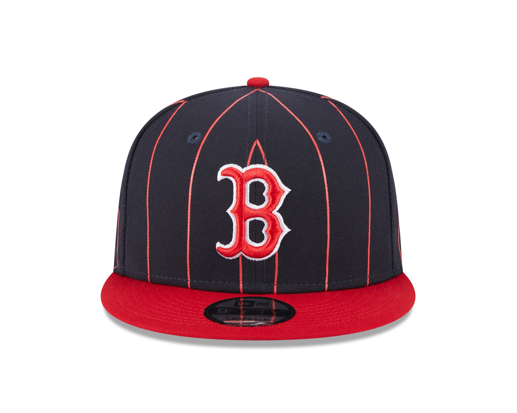 Boston Red Sox Navy/Red Vintage New Era 9FIFTY Snapback Hat product image 2, provided for visual reference and product