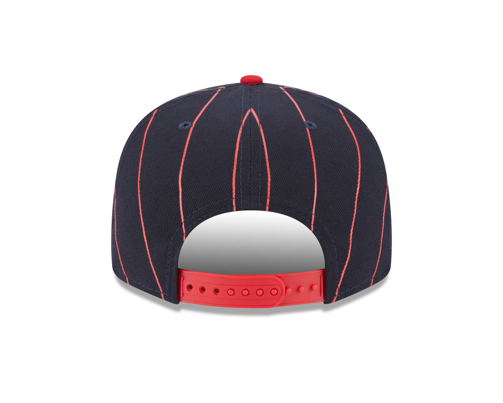 Boston Red Sox Navy/Red Vintage New Era 9FIFTY Snapback Hat product image 6, provided for visual reference and product