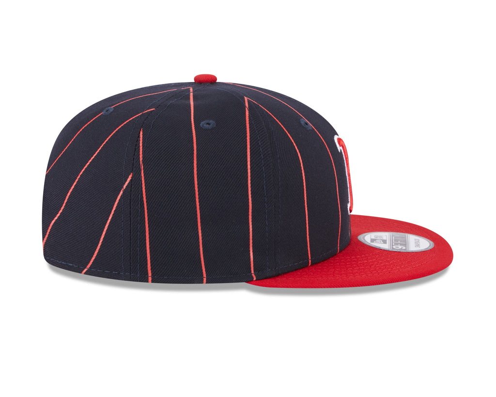 Boston Red Sox Navy/Red Vintage New Era 9FIFTY Snapback Hat product image 5, provided for visual reference and product