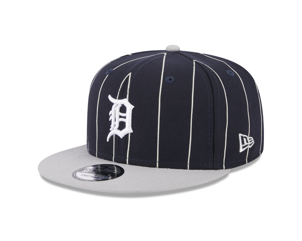 Detroit Tigers Navy/Gray Vintage New Era 9FIFTY Snapback Hat product image 8, provided for visual reference and product