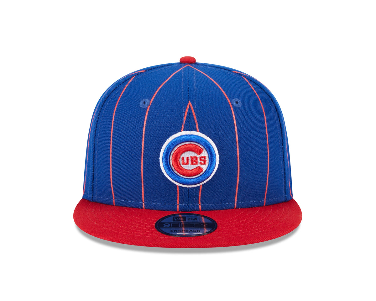 Chicago Cubs Bullseye Logo Royal/Red Vintage New Era 9FIFTY Snapback Hat product image 2, provided for visual reference and