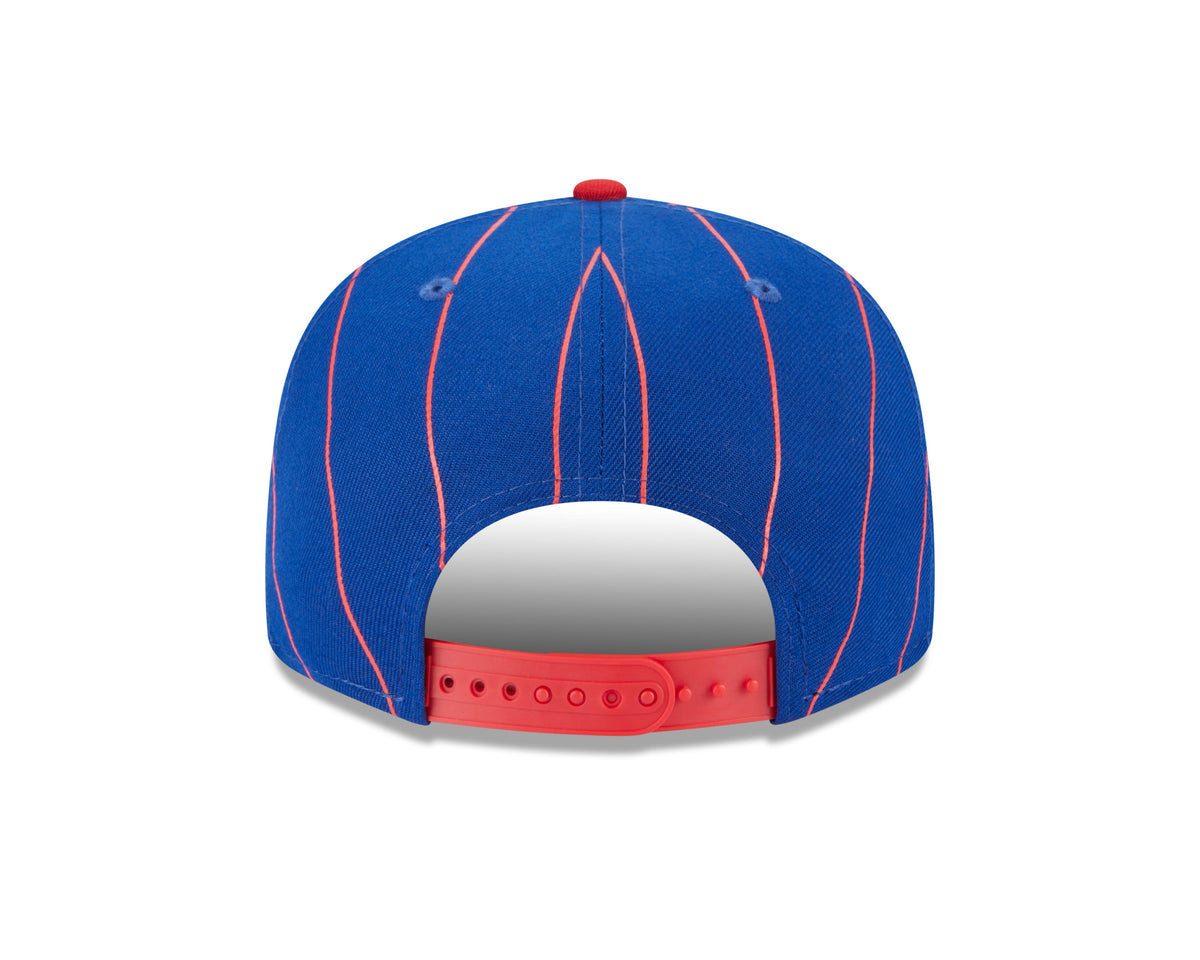 Chicago Cubs Bullseye Logo Royal/Red Vintage New Era 9FIFTY Snapback Hat product image 6, provided for visual reference and
