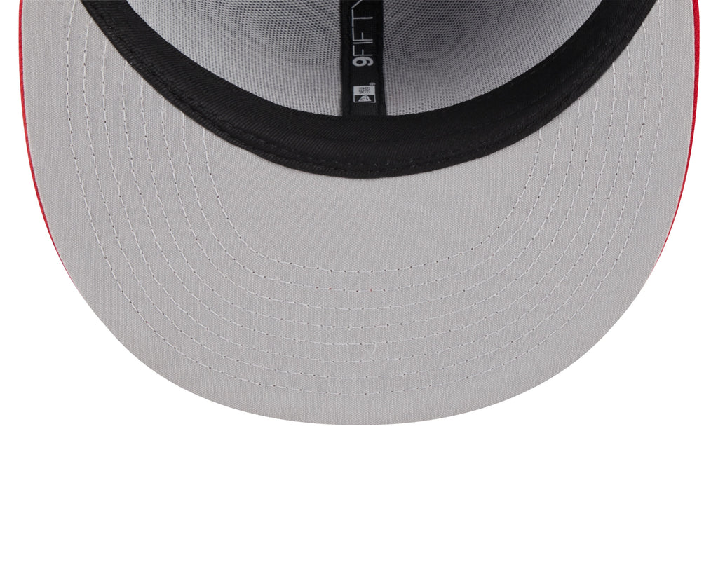 Chicago Cubs Bullseye Logo Royal/Red Vintage New Era 9FIFTY Snapback Hat product image 7, provided for visual reference and