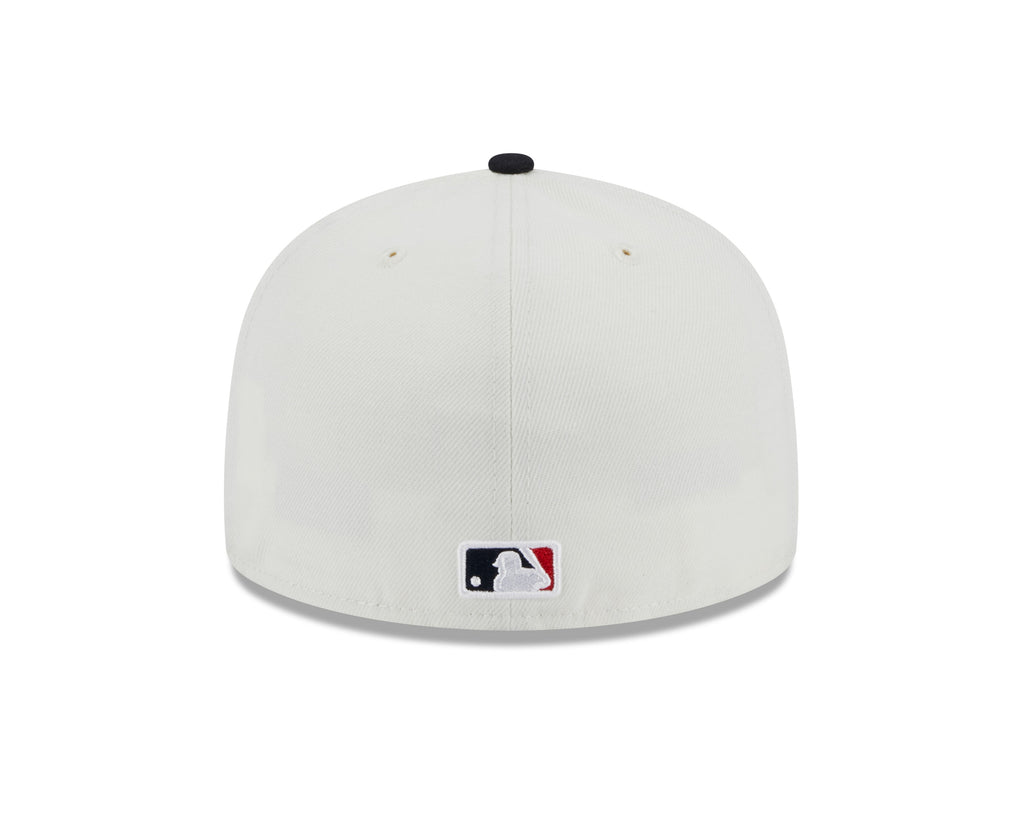 Atlanta Braves 1995 World Series Cream/Navy New Era Retro 59FIFTY Fitted Hat product image 6, provided for visual reference